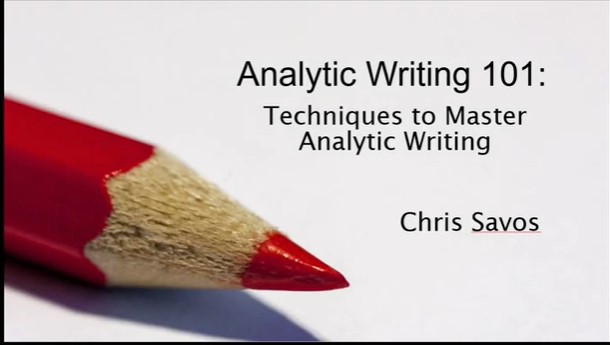 Analytic Writing 101: Techniques to Master Writing